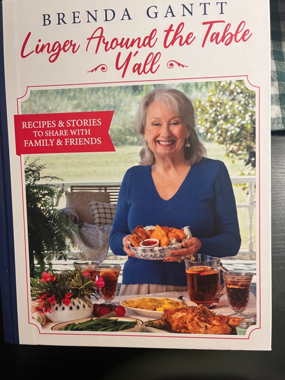 Linger Around the Table Y'all - Blue Cookbook
